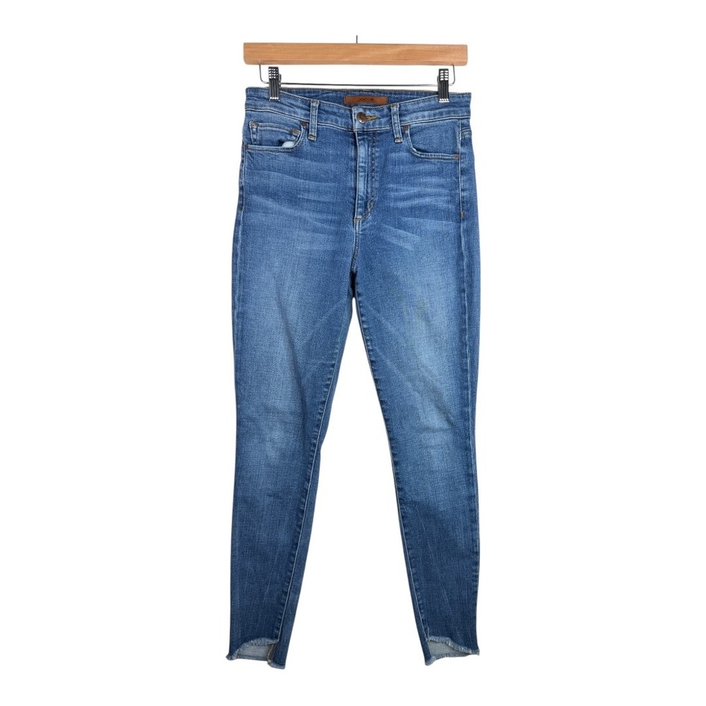Joe's Jeans‎ Women's Skinny Jean Denim Distressed Hem Size W 28 Blue